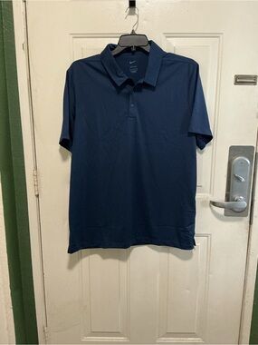 Nike Men’s Polo Shirt — Navy Blue